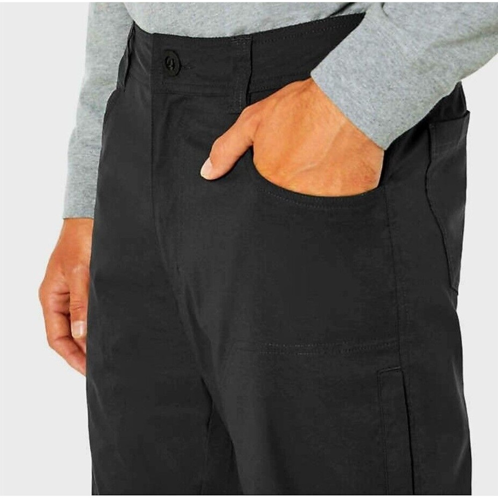 ORVIS Men’s Fleece Lined Stretch Fabric Water Repellent Pant Black, Size 40x32 - Picture 4 of 6